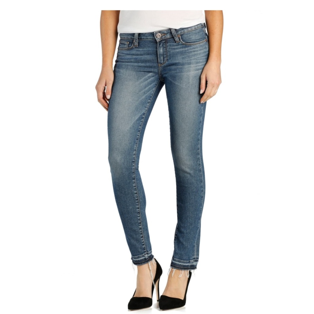 PAIGE Skyline "Release" Hem Ankle Peg Jeans